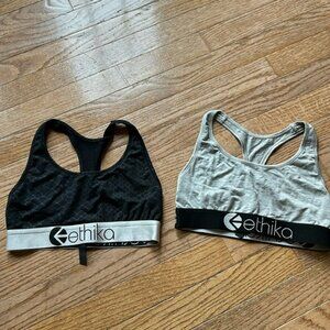 2 Ethika sports bras size small
